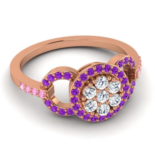 Statement Floral Pave Zirisa Ring