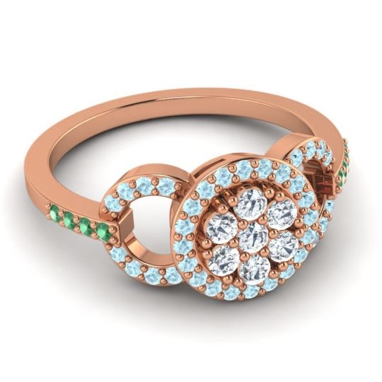 Statement Floral Pave Zirisa Ring