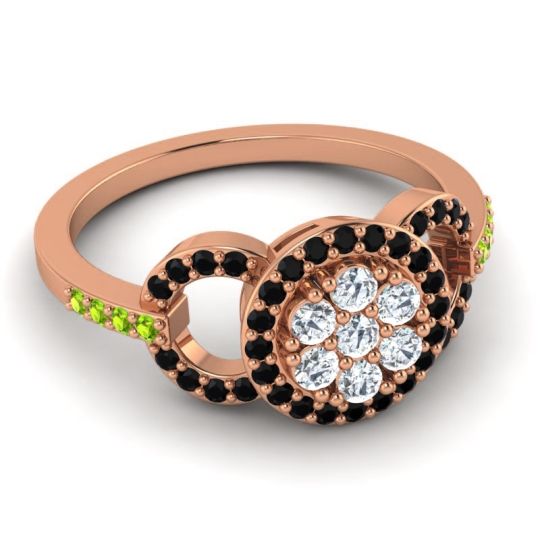 Statement Floral Pave Zirisa Ring