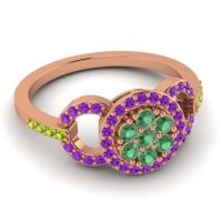 Statement Floral Pave Zirisa Ring