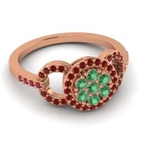 Statement Floral Pave Zirisa Ring