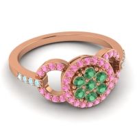 Statement Floral Pave Zirisa Ring