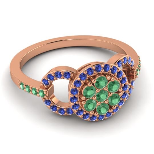 Statement Floral Pave Zirisa Ring