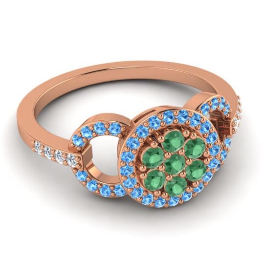 Statement Floral Pave Zirisa Ring