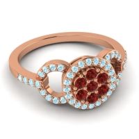 Statement Floral Pave Zirisa Ring