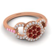 Statement Floral Pave Zirisa Ring