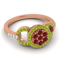 Statement Floral Pave Zirisa Ring