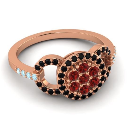 Statement Floral Pave Zirisa Ring