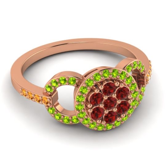 Statement Floral Pave Zirisa Ring