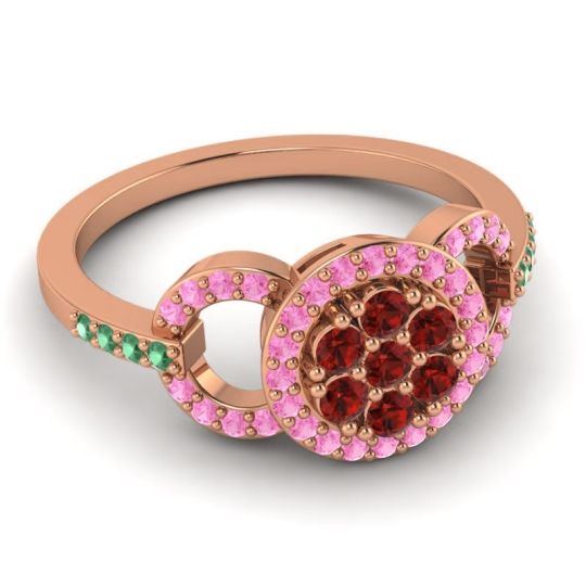 Statement Floral Pave Zirisa Ring