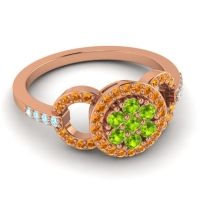 Statement Floral Pave Zirisa Ring