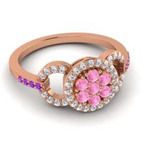 Statement Floral Pave Zirisa Ring
