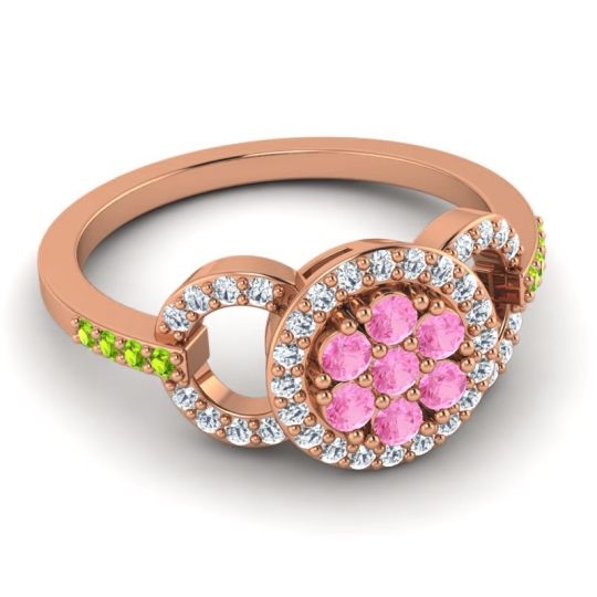 Statement Floral Pave Zirisa Ring