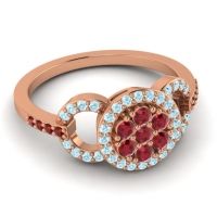 Statement Floral Pave Zirisa Ring