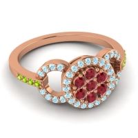 Statement Floral Pave Zirisa Ring