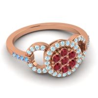 Statement Floral Pave Zirisa Ring