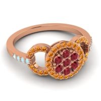 Statement Floral Pave Zirisa Ring