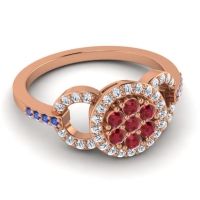 Statement Floral Pave Zirisa Ring