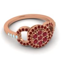 Statement Floral Pave Zirisa Ring