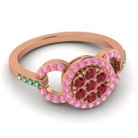 Statement Floral Pave Zirisa Ring