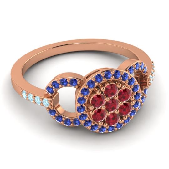 Statement Floral Pave Zirisa Ring