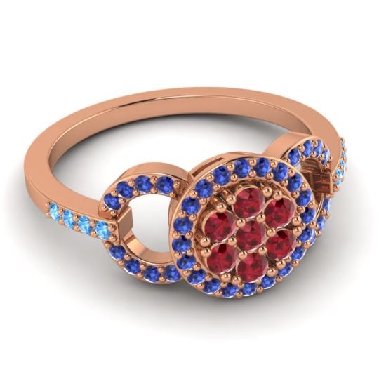 Statement Floral Pave Zirisa Ring