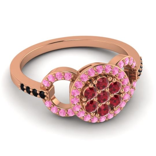 Statement Floral Pave Zirisa Ring