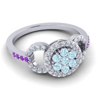 Statement Floral Pave Zirisa Ring