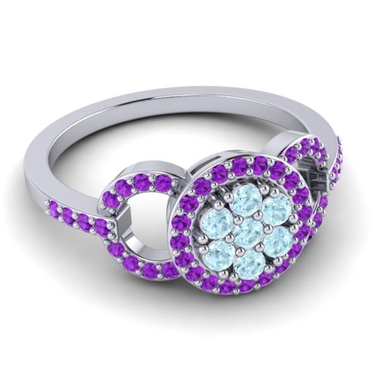 Statement Floral Pave Zirisa Ring