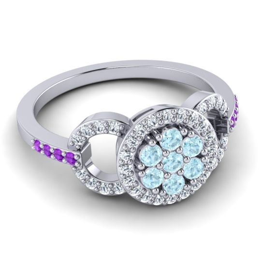 Statement Floral Pave Zirisa Ring