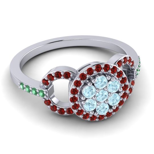 Statement Floral Pave Zirisa Ring