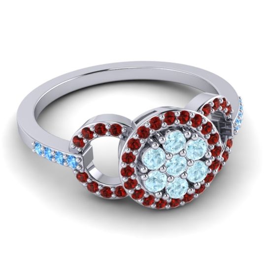 Statement Floral Pave Zirisa Ring