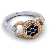 Statement Floral Pave Zirisa Ring