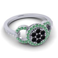 Statement Floral Pave Zirisa Ring