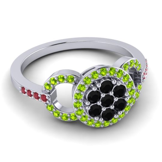 Statement Floral Pave Zirisa Ring