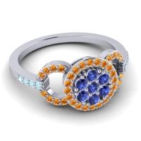 Statement Floral Pave Zirisa Ring