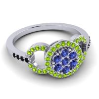 Statement Floral Pave Zirisa Ring