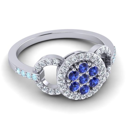 Statement Floral Pave Zirisa Ring