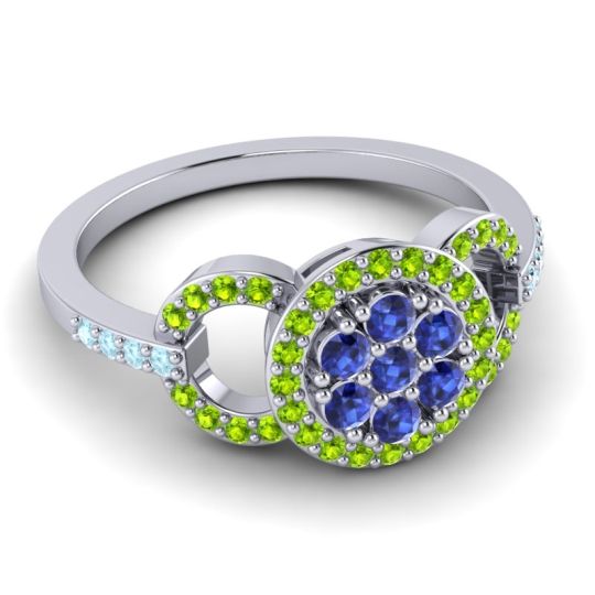 Statement Floral Pave Zirisa Ring