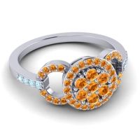 Statement Floral Pave Zirisa Ring
