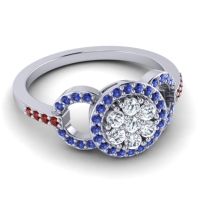 Statement Floral Pave Zirisa Ring