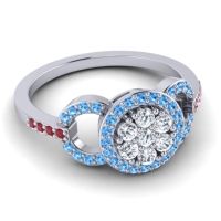 Statement Floral Pave Zirisa Ring