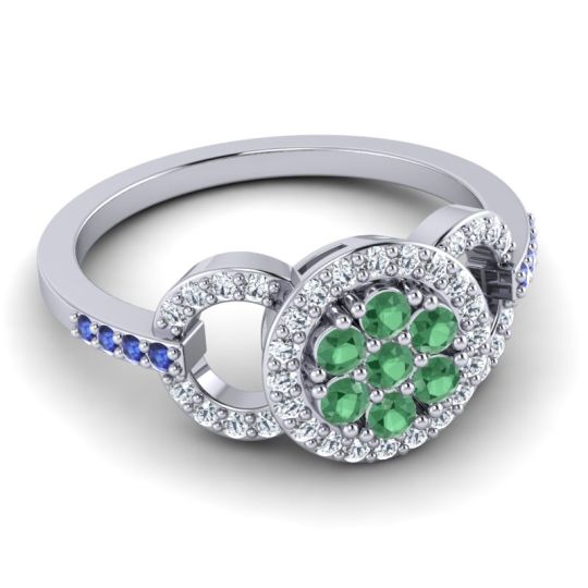 Statement Floral Pave Zirisa Ring