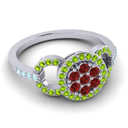 Statement Floral Pave Zirisa Ring