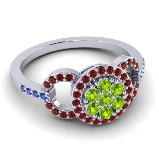 Statement Floral Pave Zirisa Ring