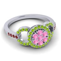 Statement Floral Pave Zirisa Ring