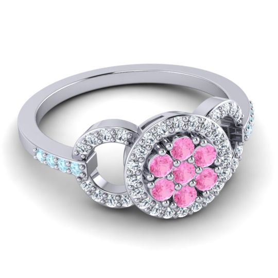 Statement Floral Pave Zirisa Ring