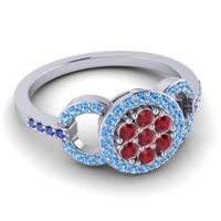 Statement Floral Pave Zirisa Ring