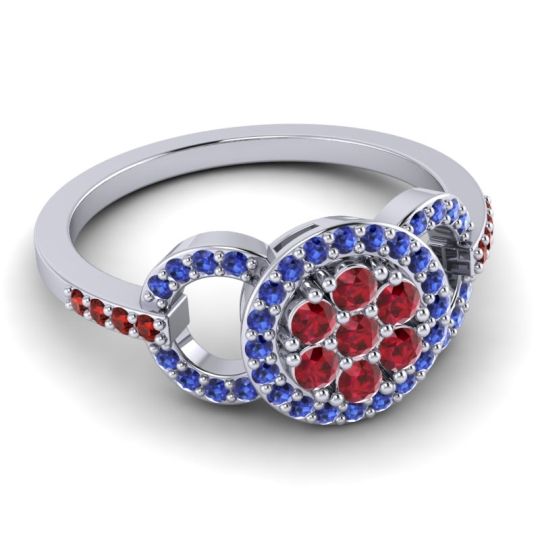 Statement Floral Pave Zirisa Ring