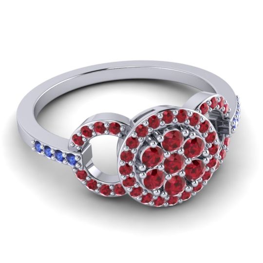 Statement Floral Pave Zirisa Ring